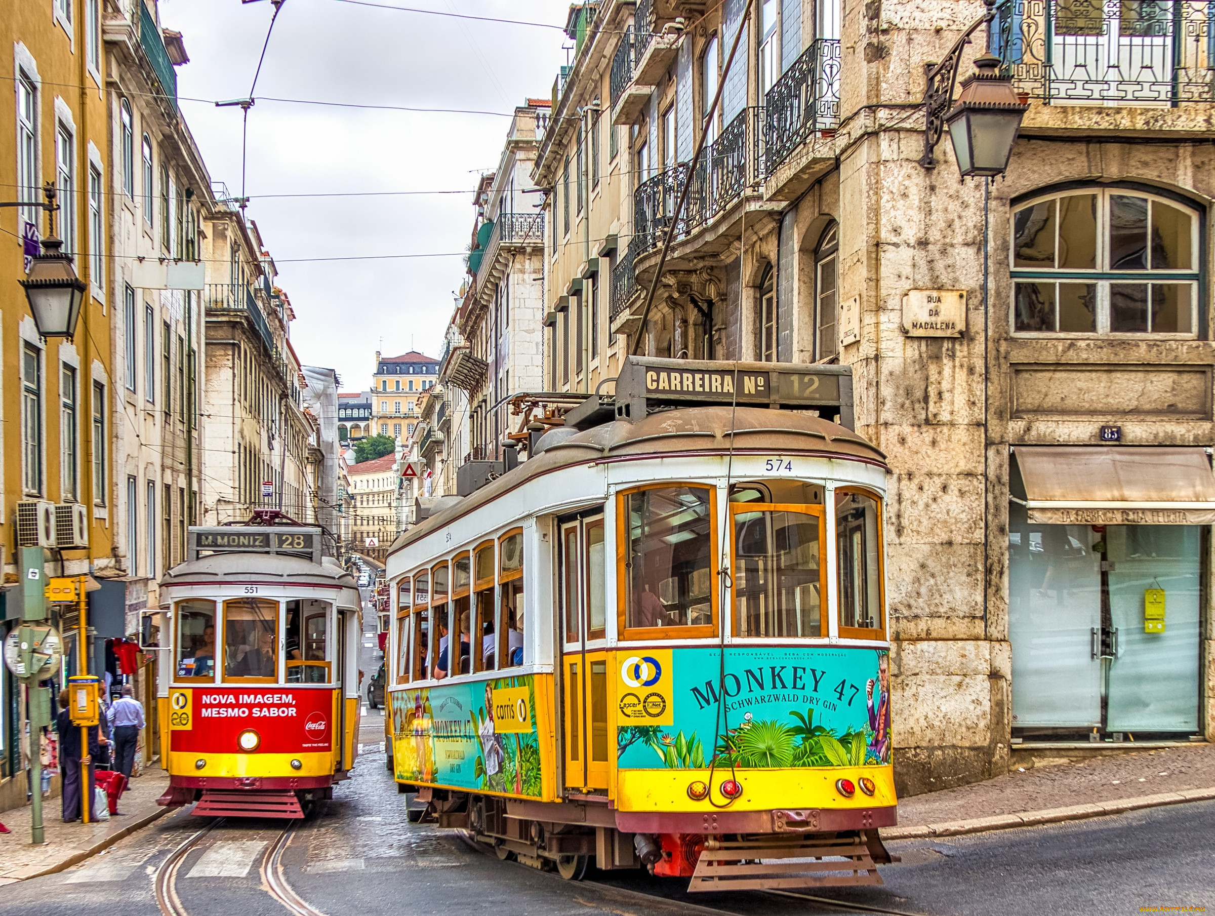 трамвай в лиссабоне